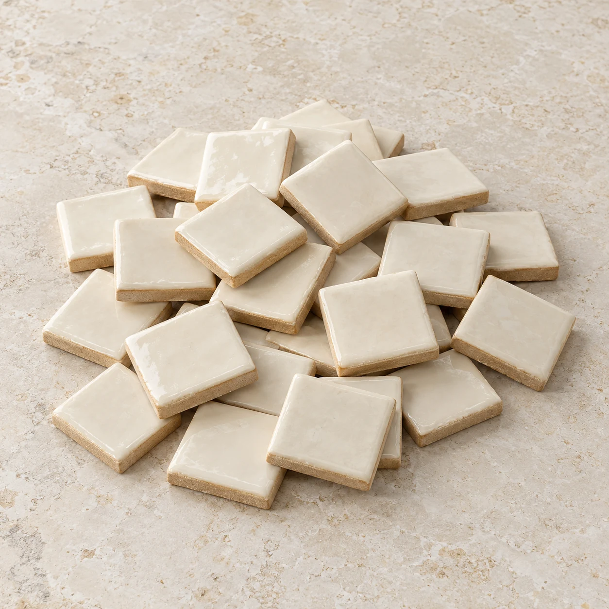Ivory Ceramic Squares
